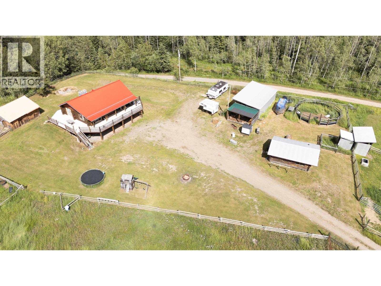 Backyard of 11020 SALMON VALLEY ROAD · Prince George, BC