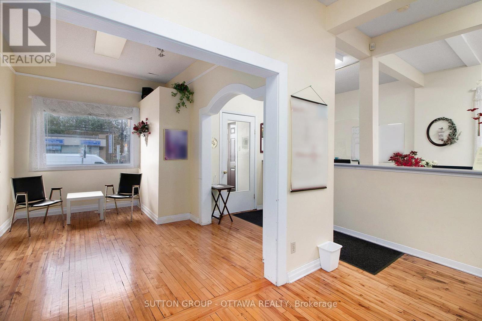 Reception area and waiting room