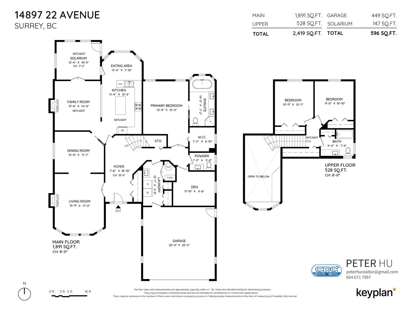 3 Bed, 3 Bath House for Sale in Surrey – 14897 22 AVENUE, Surrey - Image 12