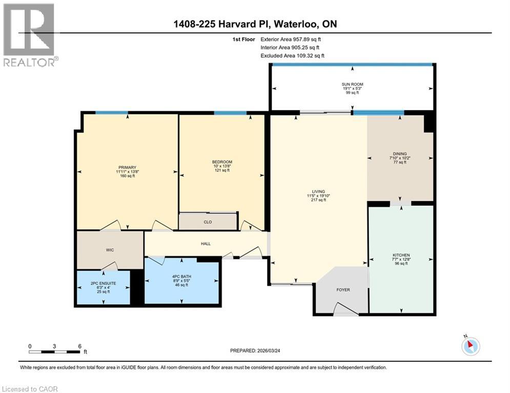 225 HARVARD Place Unit# 1408, Waterloo, Ontario, N2J4H4 — Photo 23