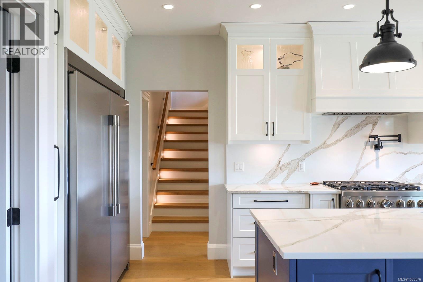 Stairs to suite area