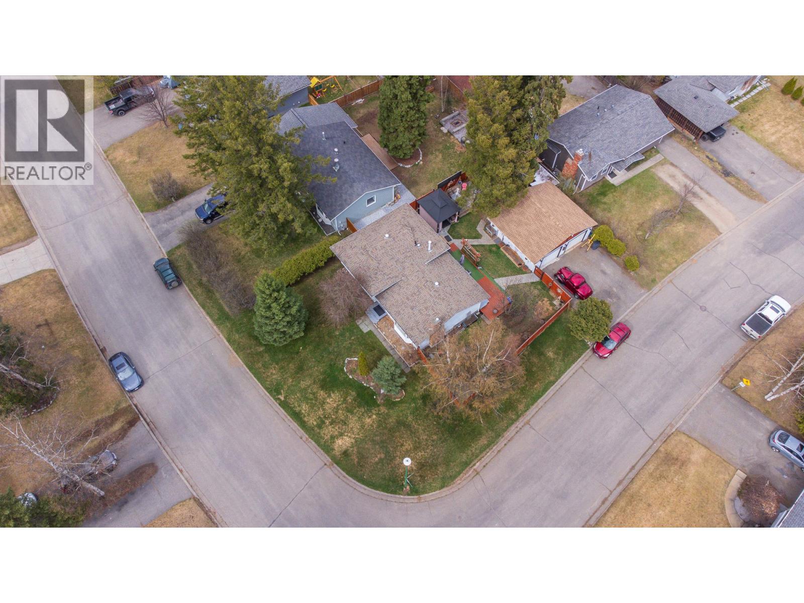 Backyard of 7828 LATROBE CRESCENT · Prince George, BC