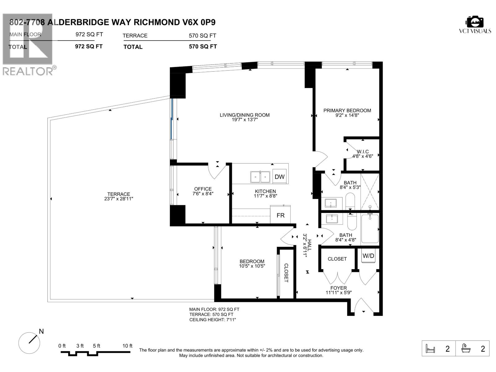 #802-7708 ALDERBRIDGE Way, Richmond