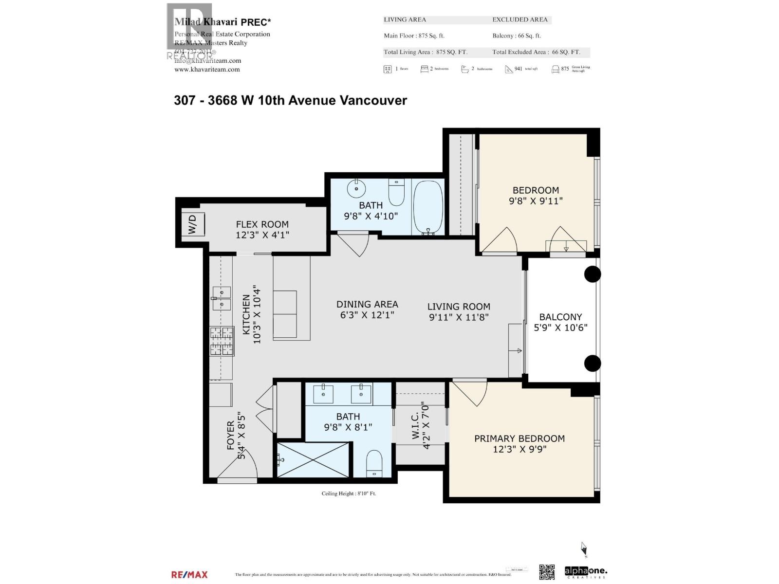 307 3668 W 10TH AVENUE, Vancouver