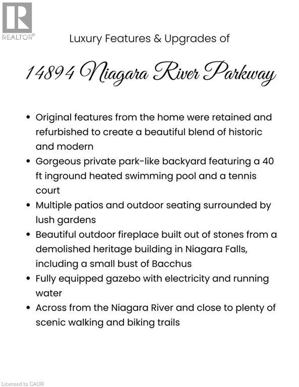 14894 NIAGARA RIVER Parkway, Niagara-on-the-Lake, Ontario, L0S1J0 — Photo 8