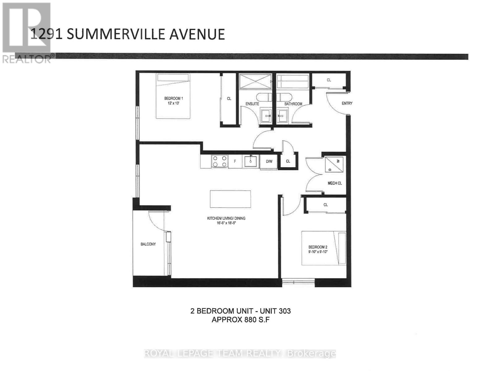 2 Bed, 2 Bath Multi-Family for Rent in Ottawa – 303 – 1291 SUMMERVILLE AVENUE, Ottawa – MLS# X13079582 - Image 5