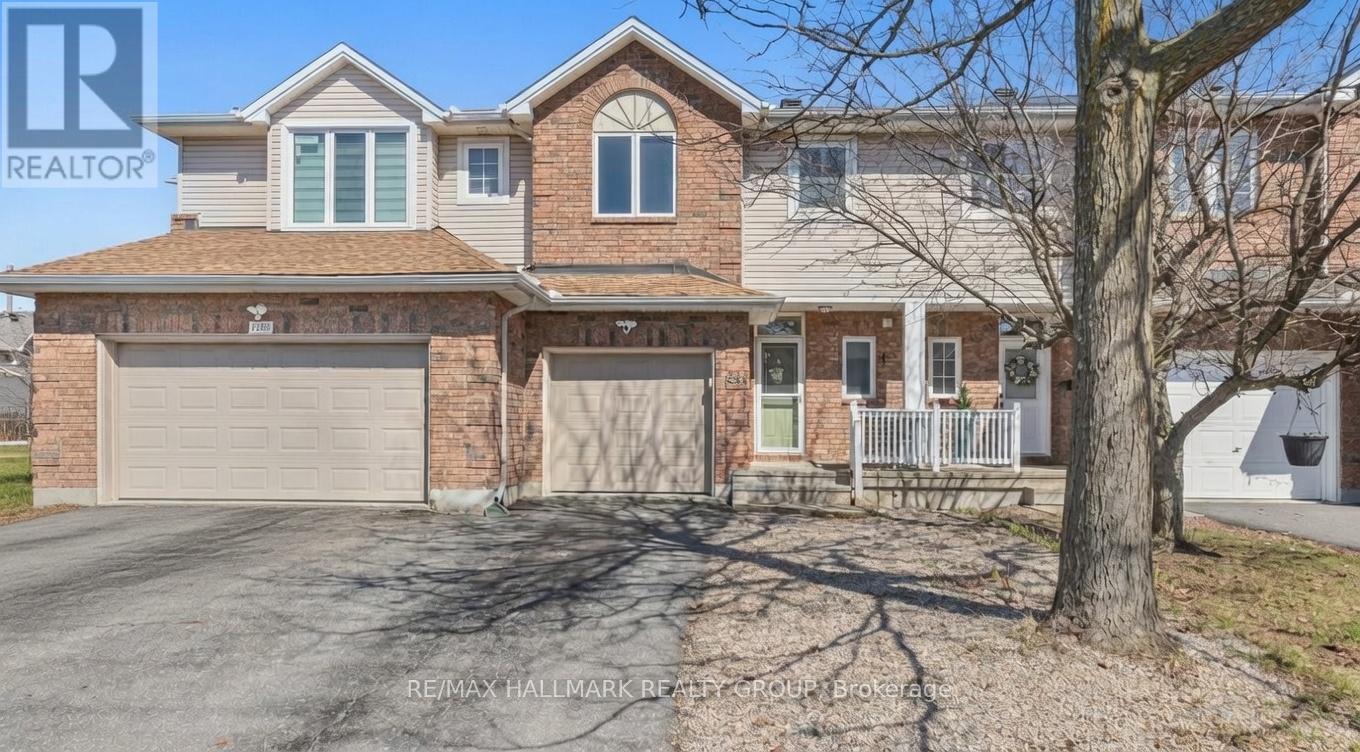 Brick Exterior, single car garage and driveway