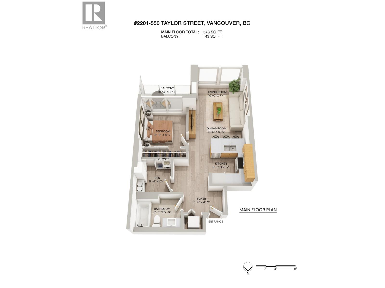 1 Bed, 1 Bath House for Sale in Vancouver – 2201 550 TAYLOR STREET, Vancouver - Image 27
