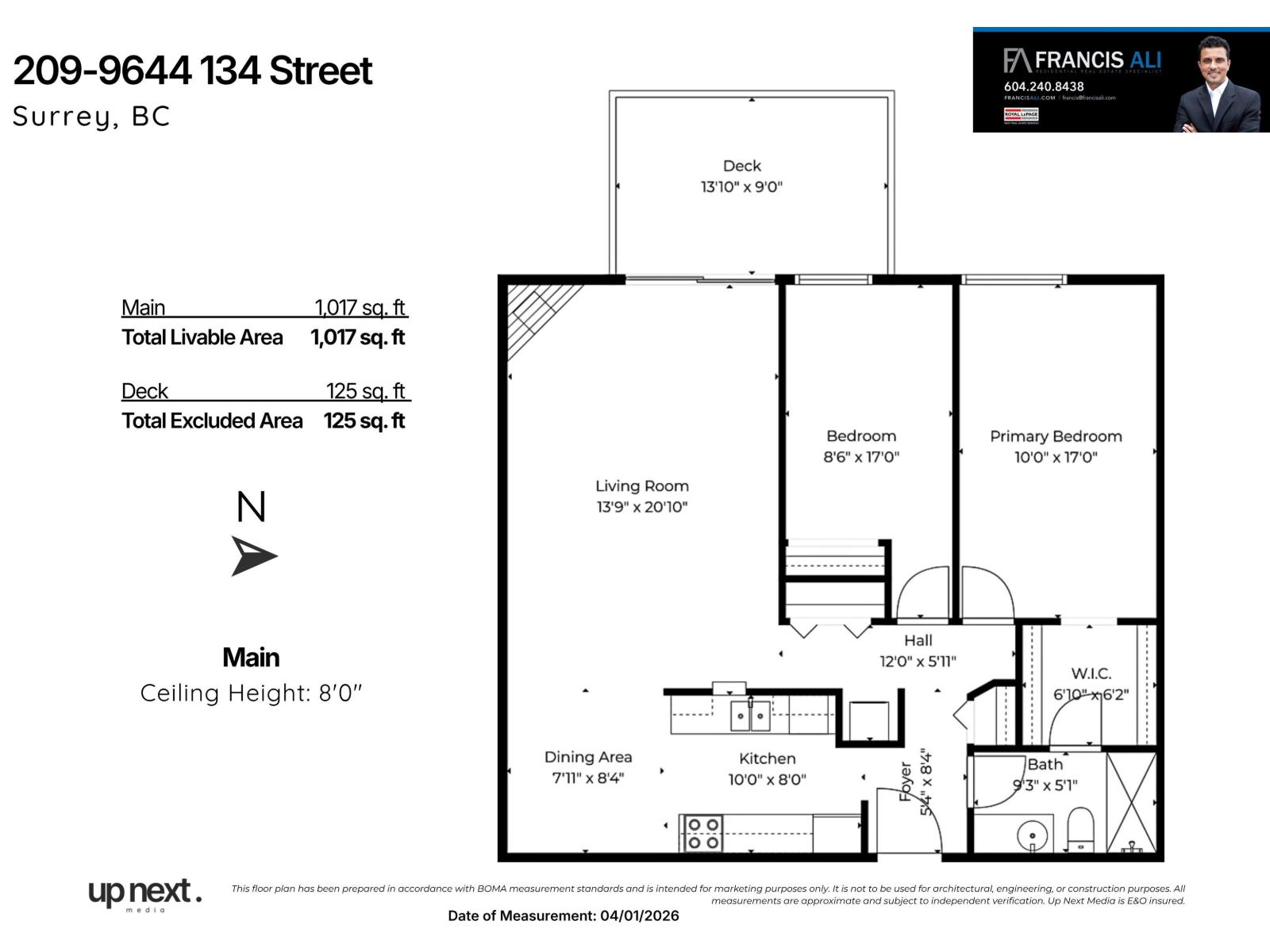2 Bed, 1 Bath Apartment for Sale in Surrey – 209 9644 134 STREET, Surrey – MLS# R3107116 - Image 3