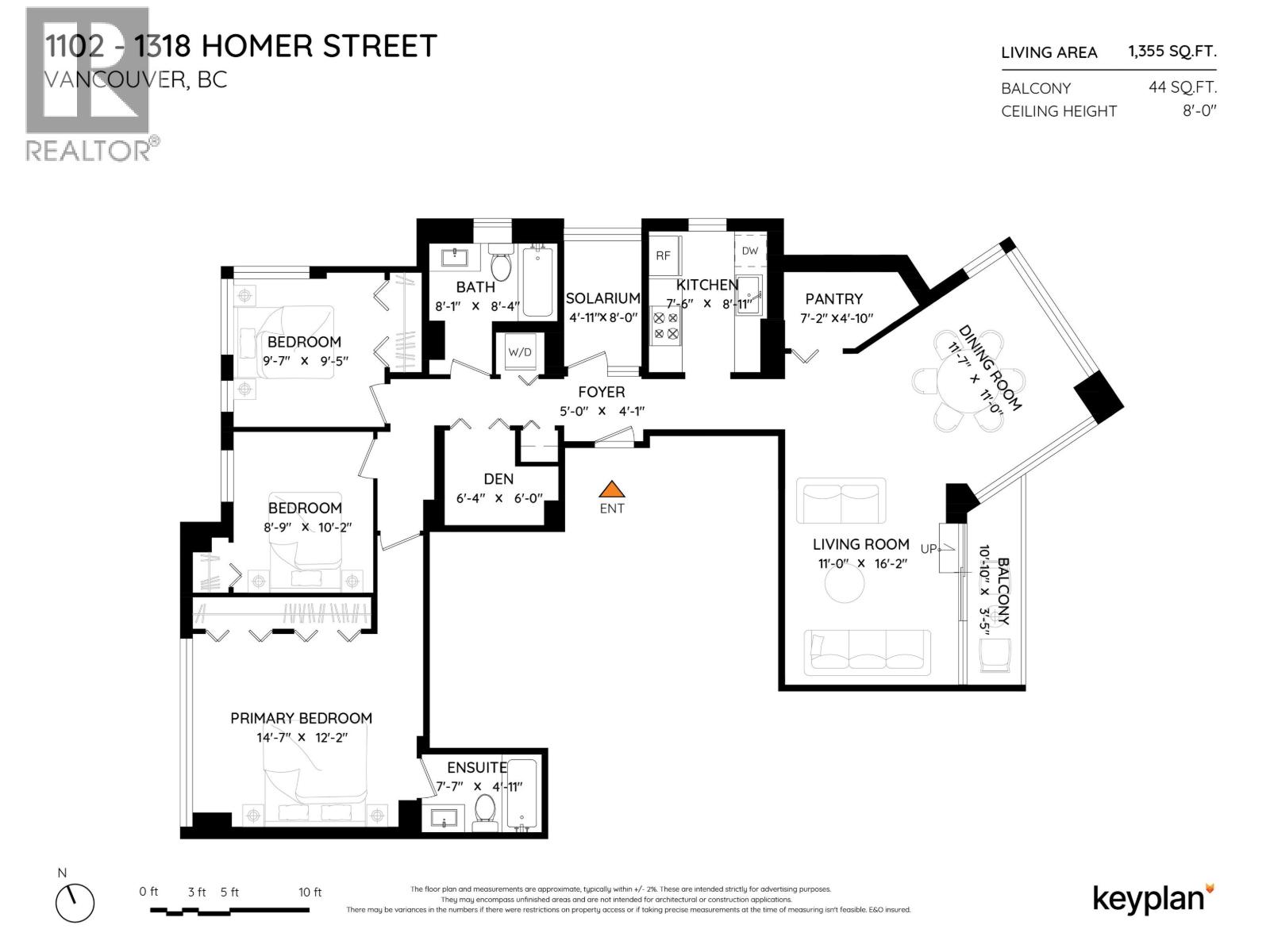 3 Bed, 2 Bath House for Sale in Vancouver – 1102 1318 HOMER STREET, Vancouver - Image 40