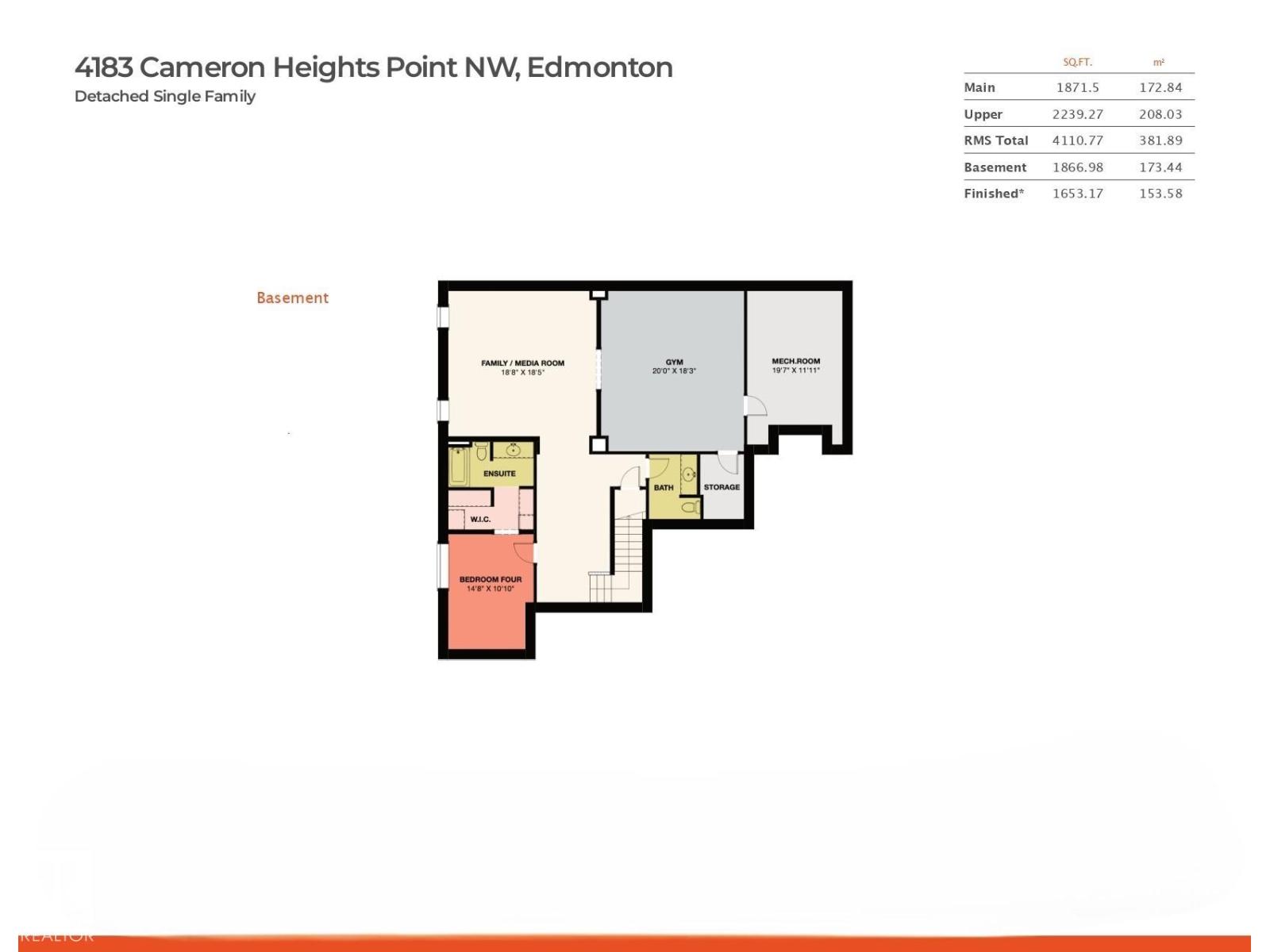 4183 CAMERON HEIGHTS PT NW, Edmonton