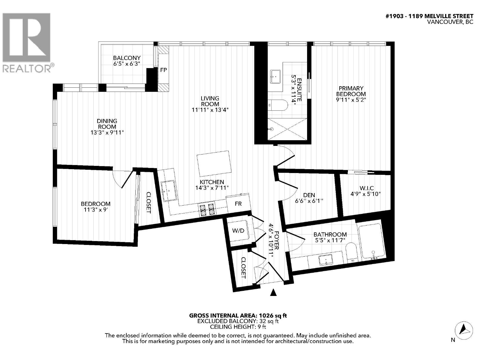 2 Bed, 2 Bath House for Sale in Vancouver – 1903 1189 MELVILLE STREET, Vancouver - Image 37