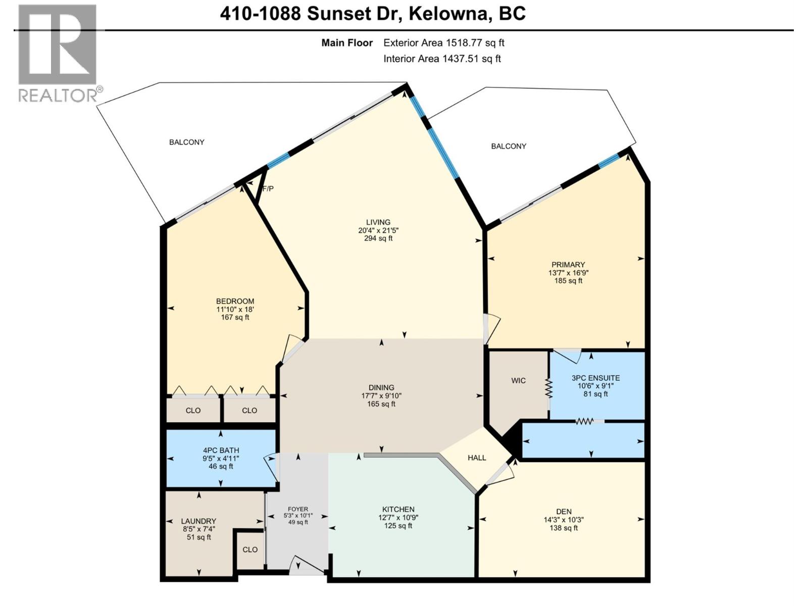 1088 Sunset Drive Unit# 410, Kelowna