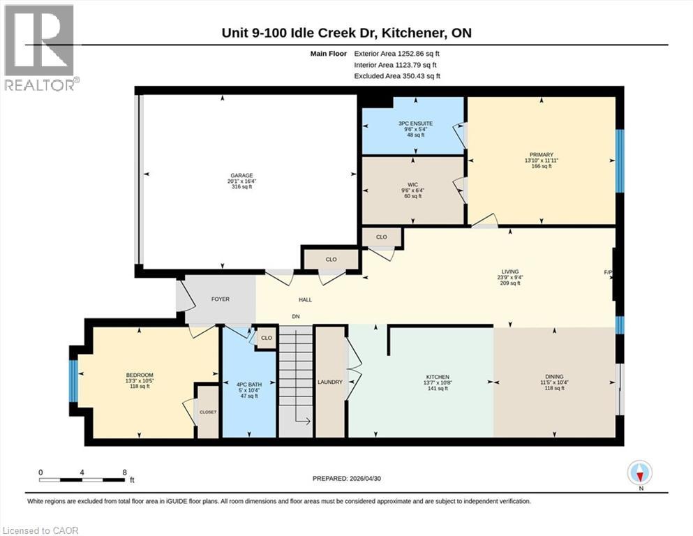 100 IDLE CREEK Drive Unit# 9, Kitchener, Ontario, N2A4H3 — Photo 3