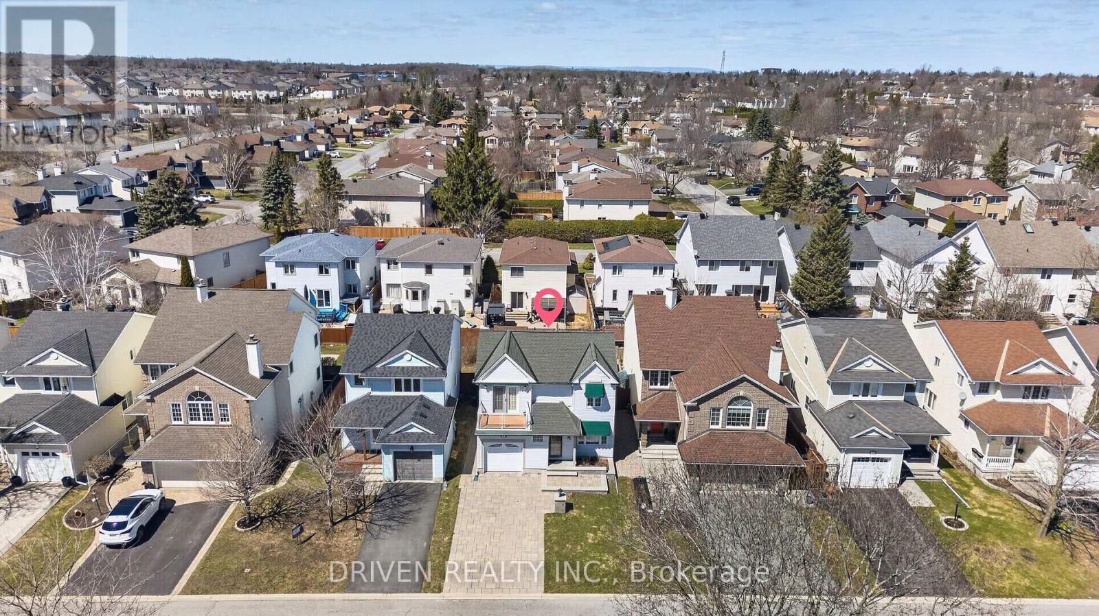 Spacious driveway and attached garage