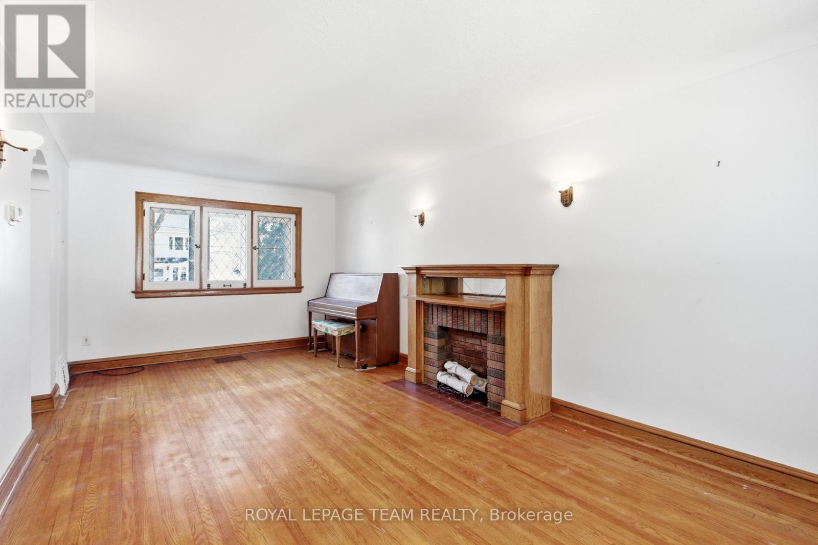 Large livingroom with east and west facing windows