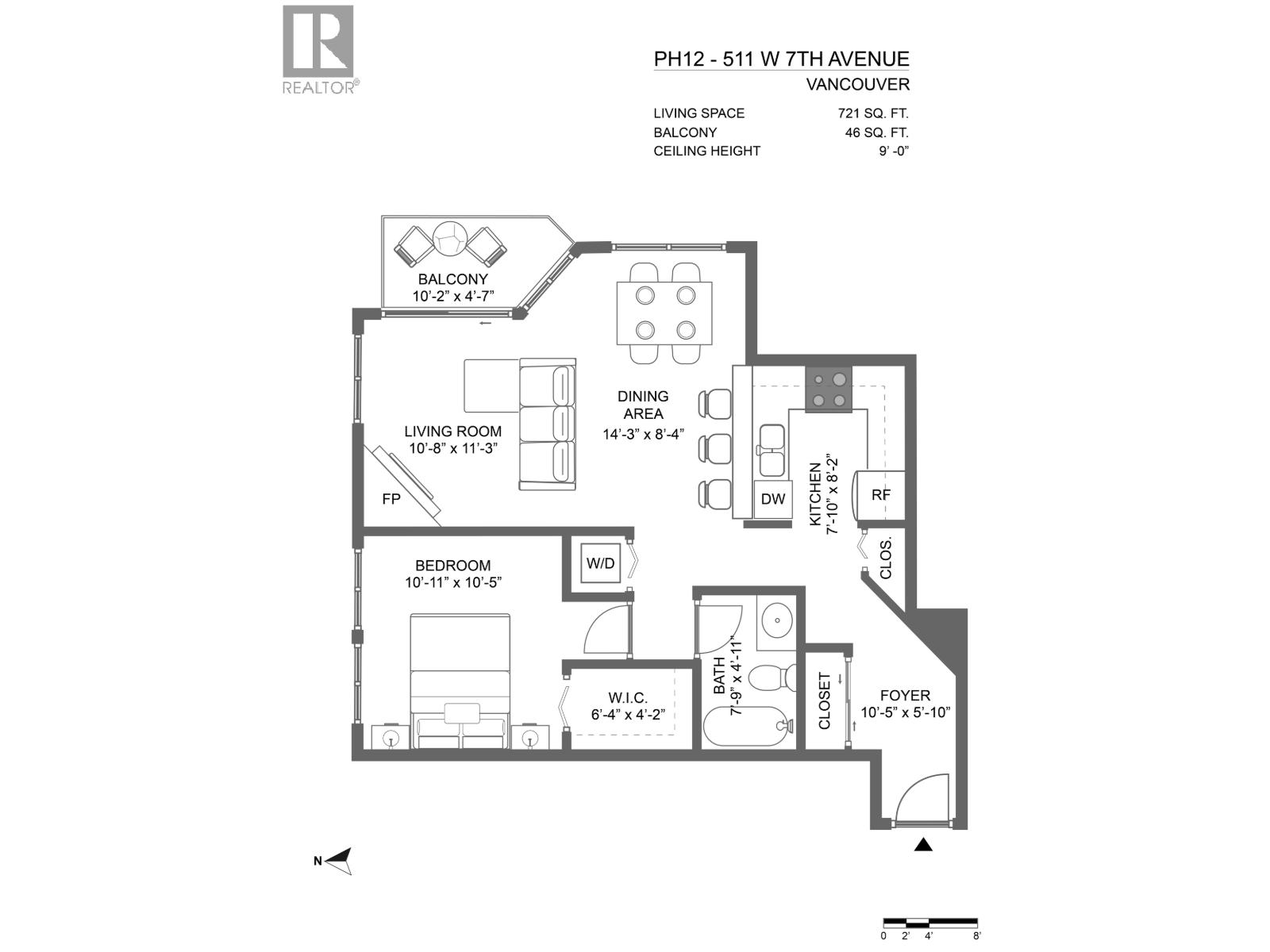 1 Bed, 1 Bath House for Sale in Vancouver – PH12 511 W 7TH AVENUE, Vancouver - Image 20