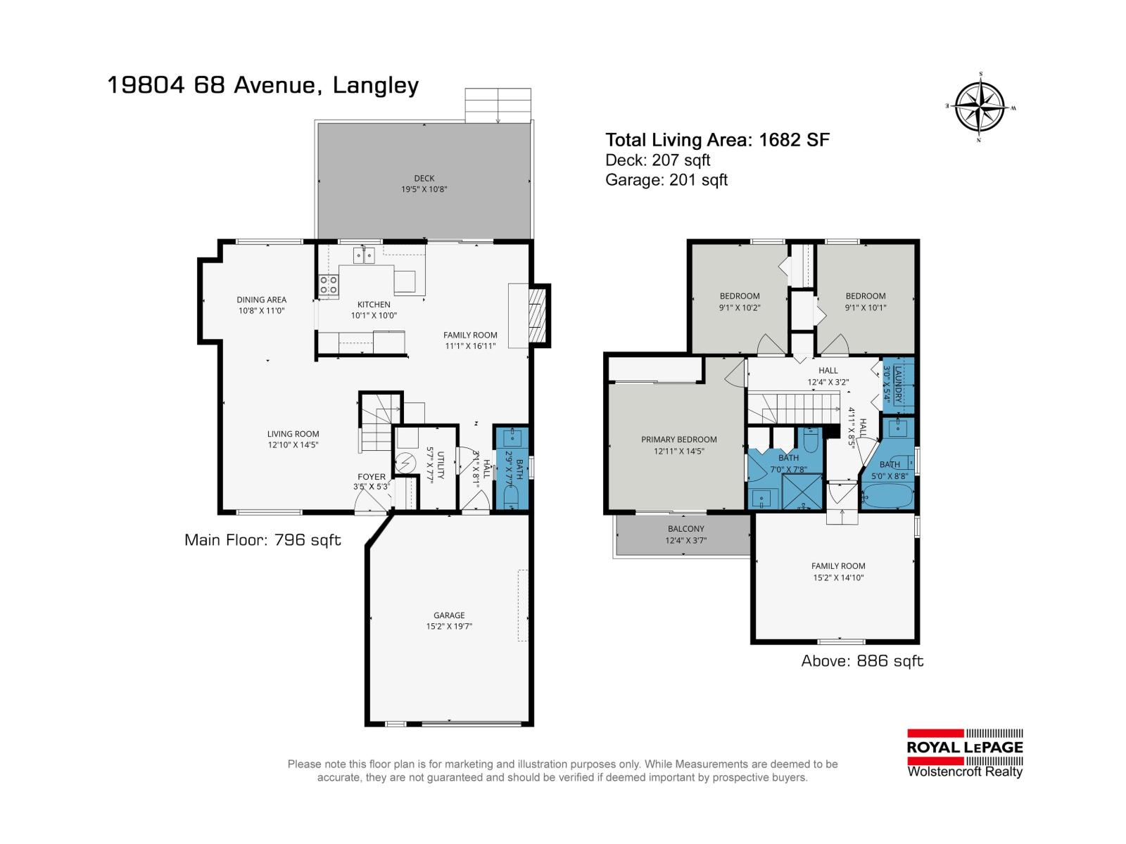 4 Bed, 3 Bath House for Sale in Langley – 19804 68 AVENUE, Langley - Image 16