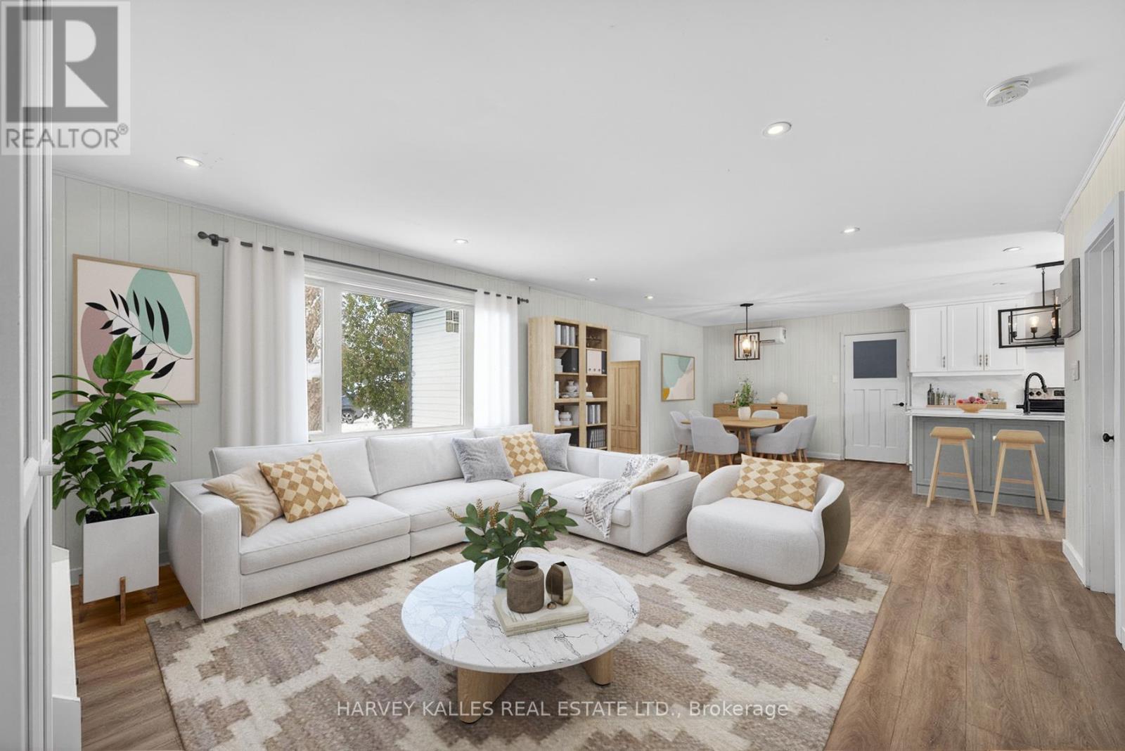 Living room- digital staged