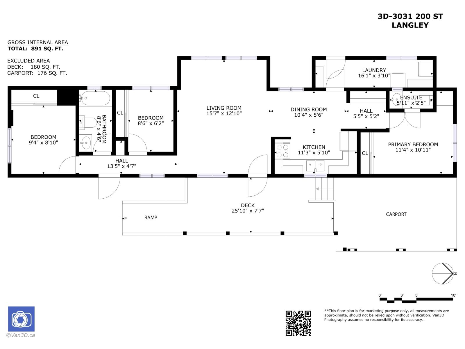 3 Bed, 2 Bath House for Sale in Langley – 3D 3031 200 STREET, Langley – MLS# R3120342 - Image 15