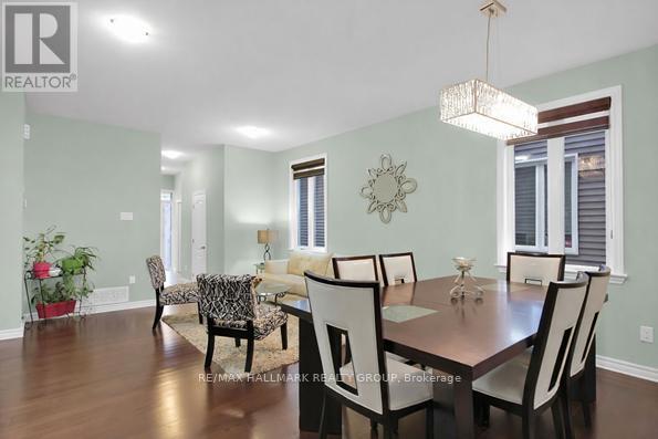 Dining room and living room view
