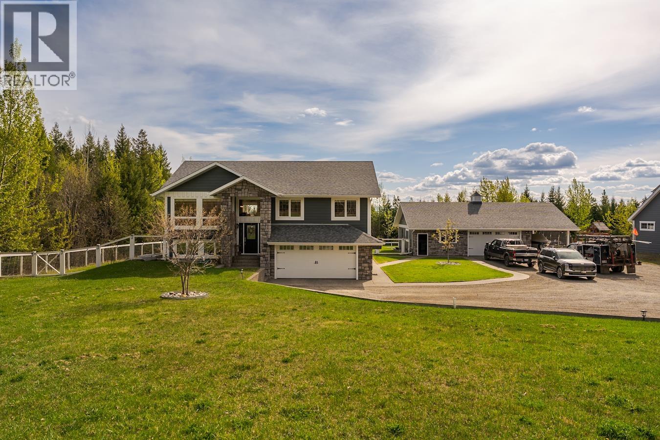 Front exterior of 5250 CRANBROOK HILL ROAD · Prince George, BC