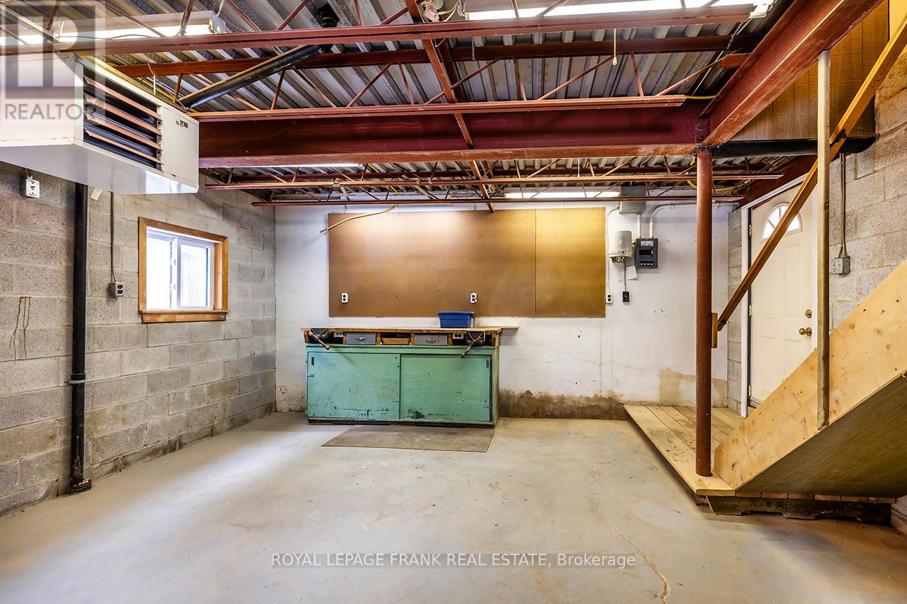 Stairs from Workshop to Garage