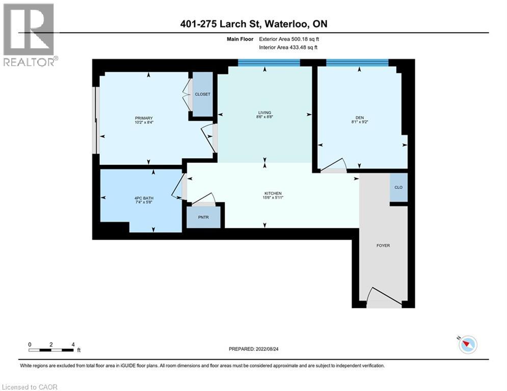 275 LARCH Street Unit# F501, Waterloo, Ontario, N2L3R2 — Photo 14