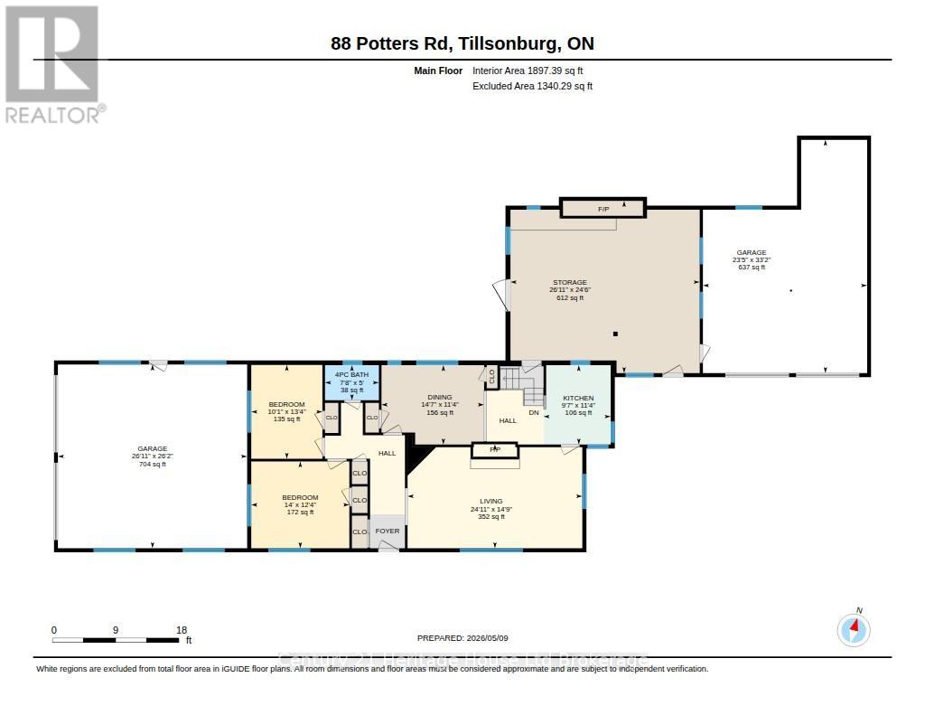 2-bedroom home for sale at 88 POTTERS ROAD, Tillsonburg ON · photo 34 of 35