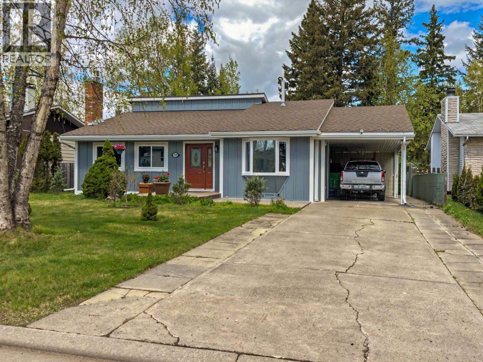Backyard of 7746 LEMOYNE PLACE · Prince George, BC
