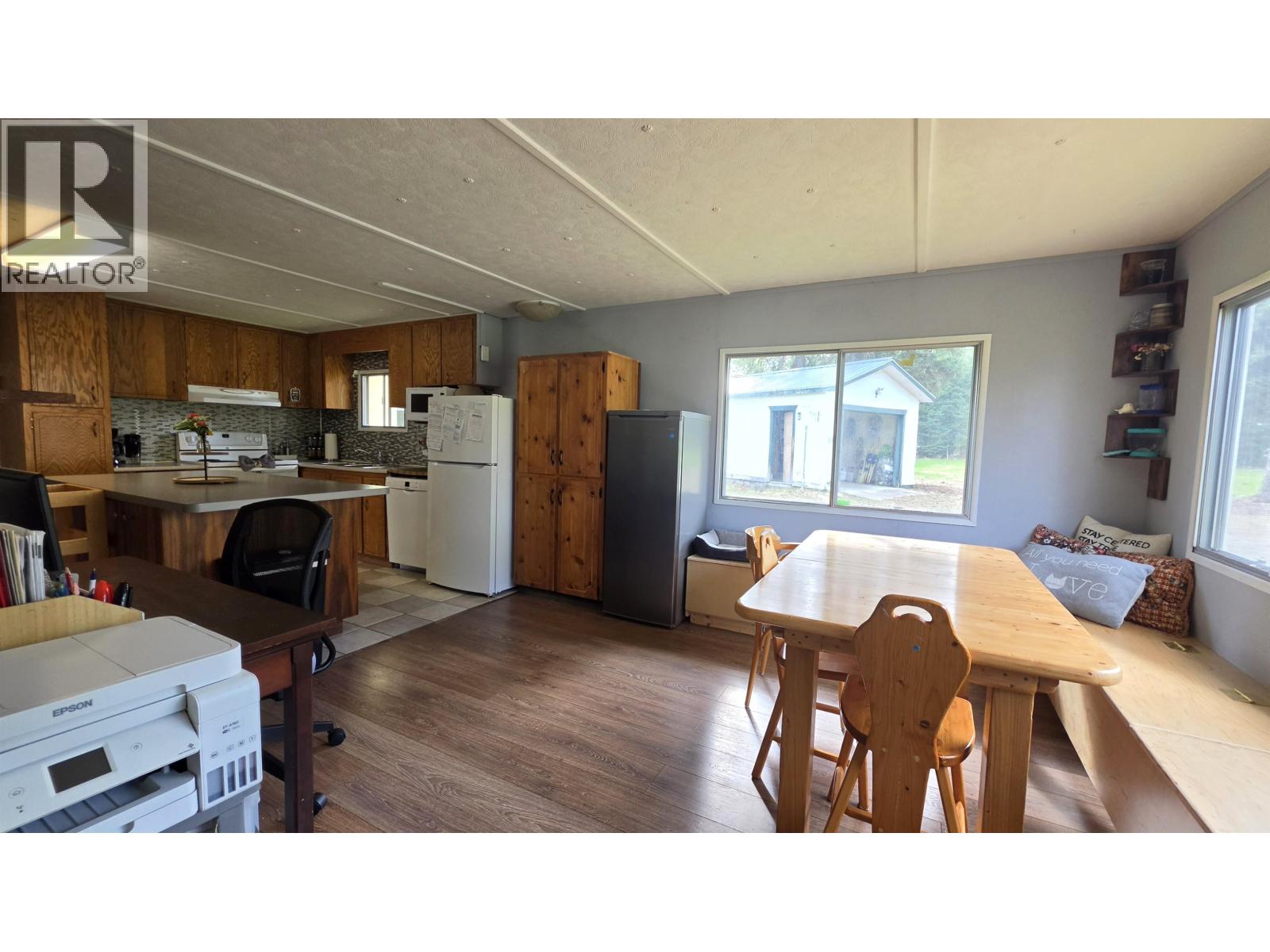Backyard of 5415 SALMON VALLEY ROAD · Prince George, BC