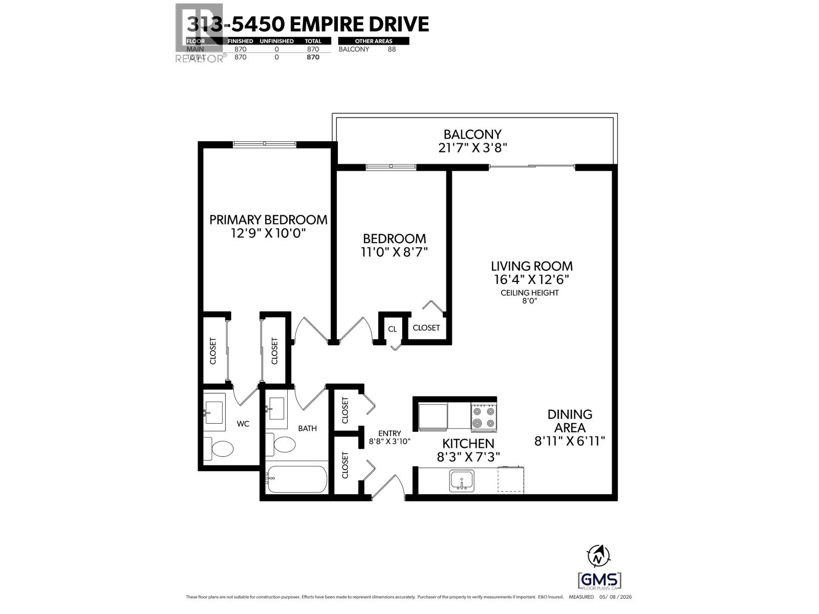 2 Bed, 2 Bath Apartment for Sale in Burnaby – 313 5450 EMPIRE DRIVE, Burnaby – MLS# R3122502 - Image 32