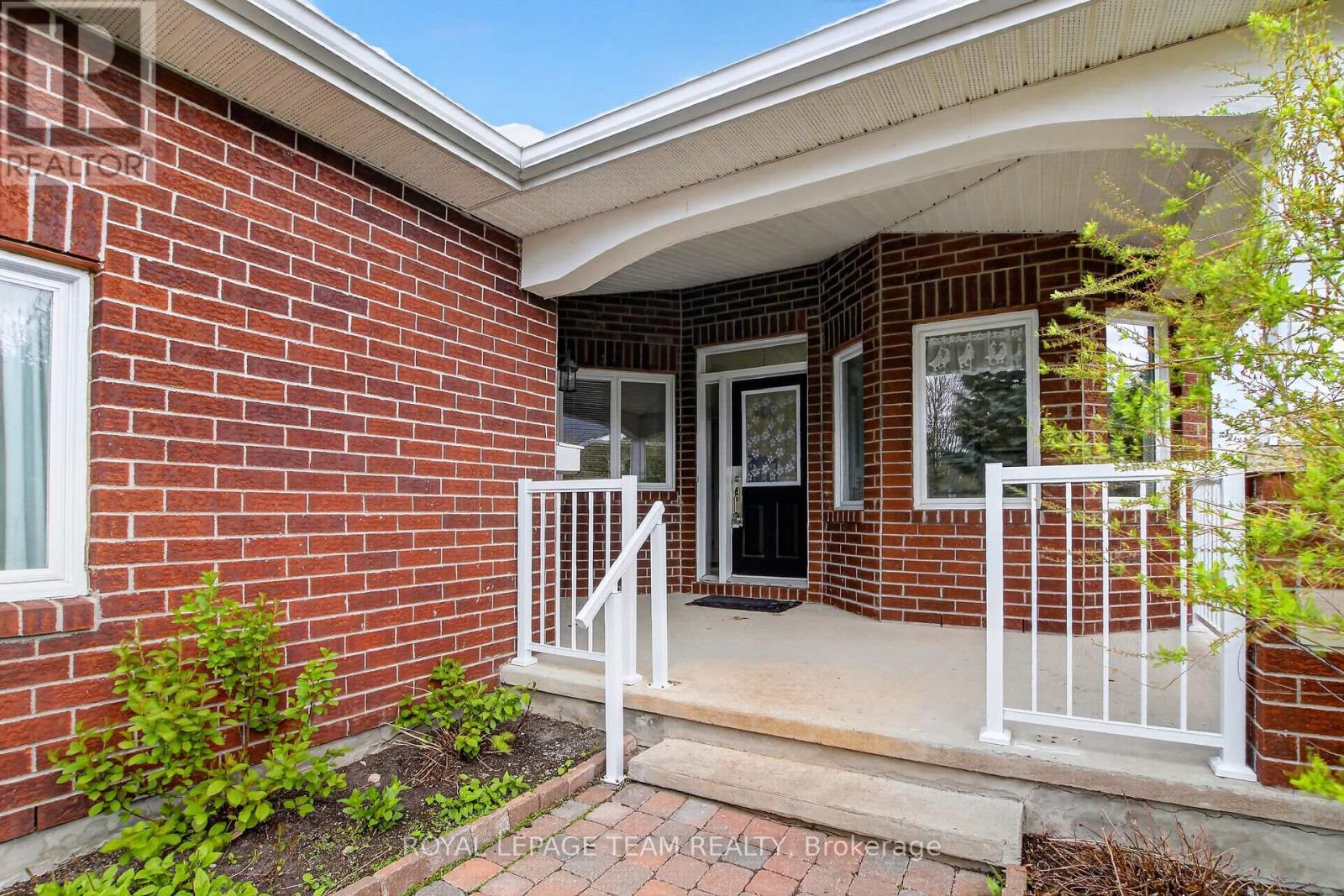 Covered front porch