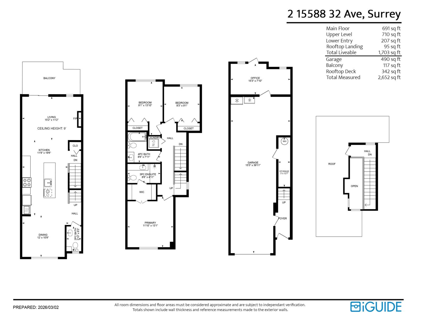 3 Bed, 3 Bath Townhouse for Sale in Surrey – 2 15588 32 AVENUE, Surrey – MLS# R3122592 - Image 27