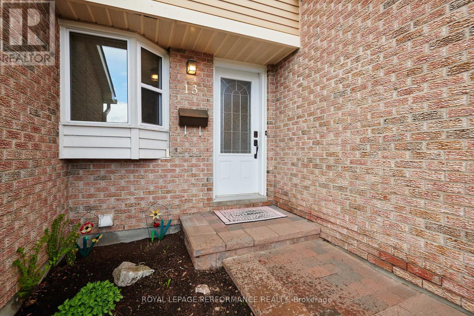 Inviting front entrance