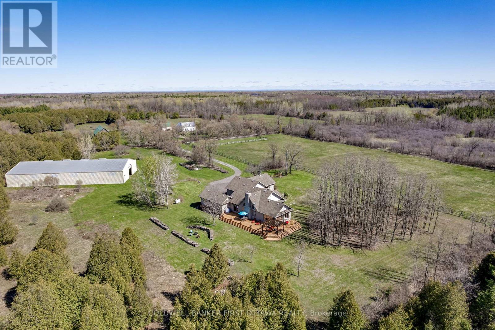 Equestrian farm on 195 acres with boarding income