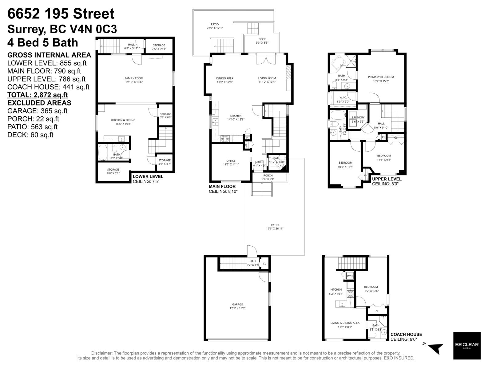4 Bed, 5 Bath House for Sale in Surrey – 6652 195 STREET, Surrey – MLS# R3123276 - Image 26