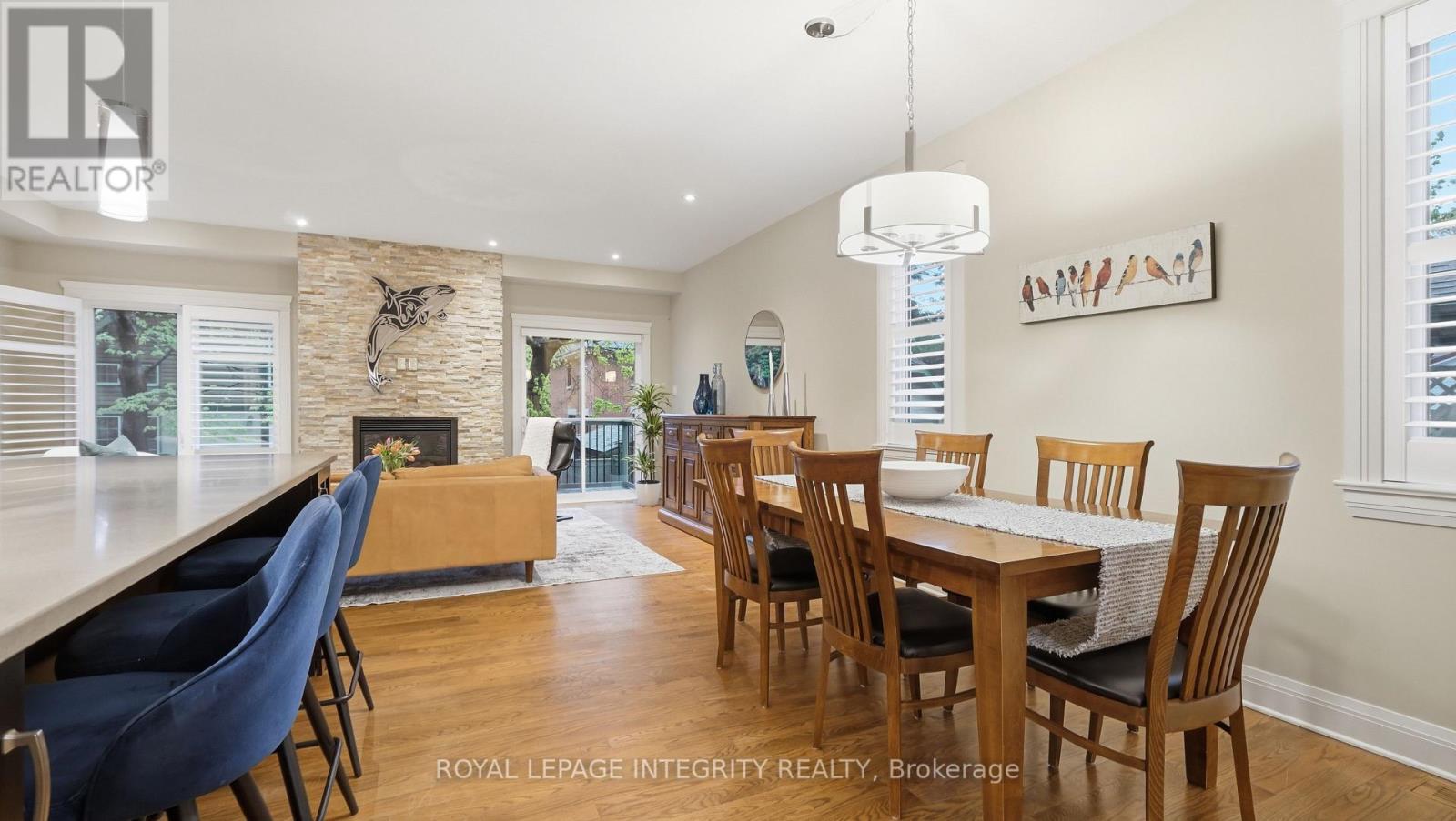 Open concept flow for the main living space