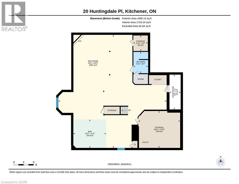 20 HUNTINGDALE Place W, Kitchener, Ontario, N2A3K6 — Photo 2
