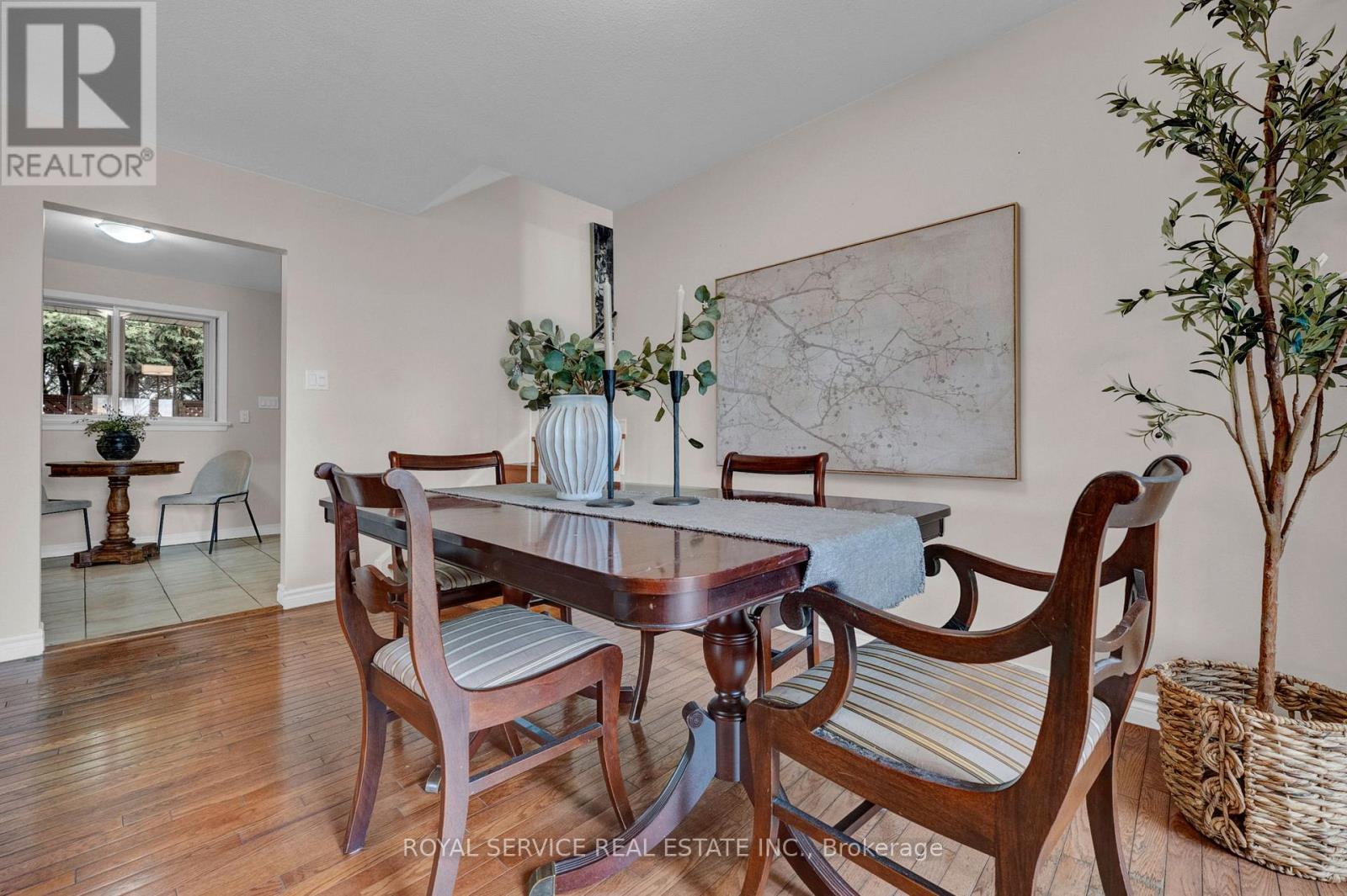 Dining Room with Hardwood Floors