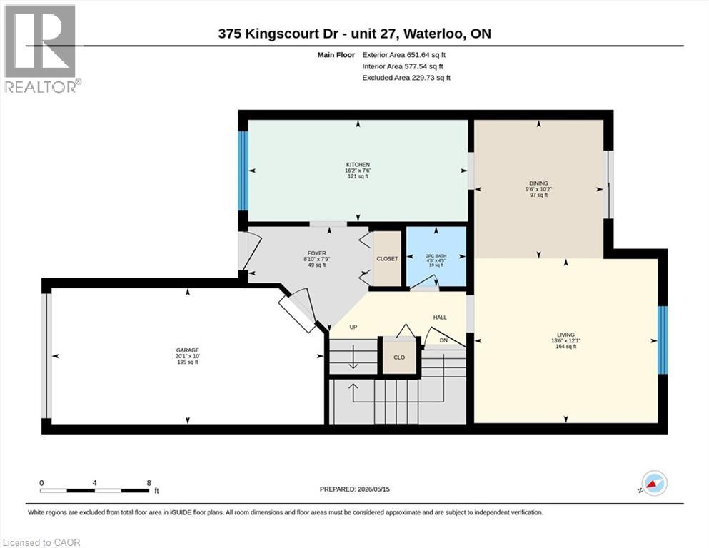 375 KINGSCOURT Drive Unit# 27, Waterloo, Ontario, N2K3N7 — Photo 8