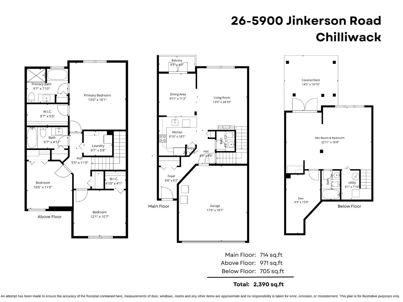 4 Bed, 4 Bath Townhouse for Sale in Chilliwack – 26 5900 JINKERSON ROAD, Promontory, Chilliwack – MLS# R3112764 - Image 20