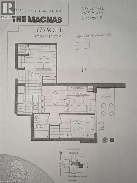 90 CHARLTON Avenue W Unit# 504, Hamilton, Ontario, L8P0B4 — Photo 24