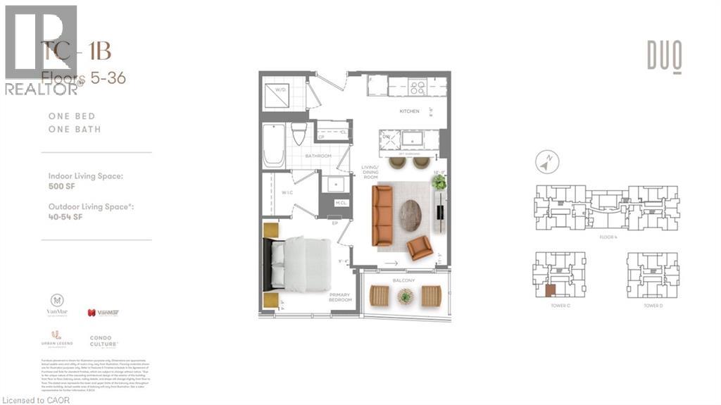 25 WELLINGTON Street S Unit# 1502, Kitchener, Ontario, N2G0G5 — Photo 22