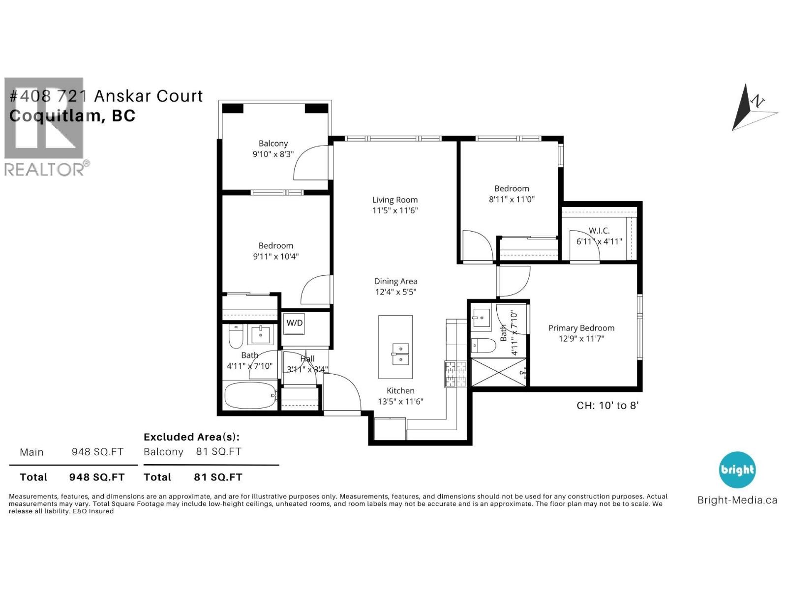 408 721 ANSKAR COURT, Coquitlam