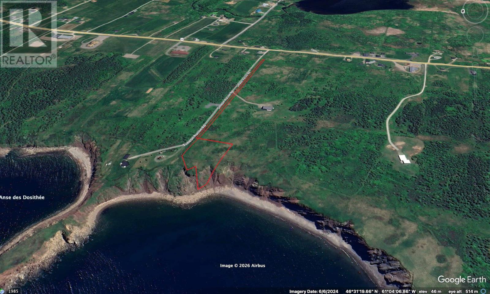 Property 1 of 15 of Lot1A CHEMIN SIMEON AUCOIN Road