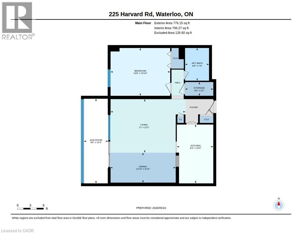 225 HARVARD Place Unit# 1711, Waterloo, Ontario, N2N1C3 — Photo 13