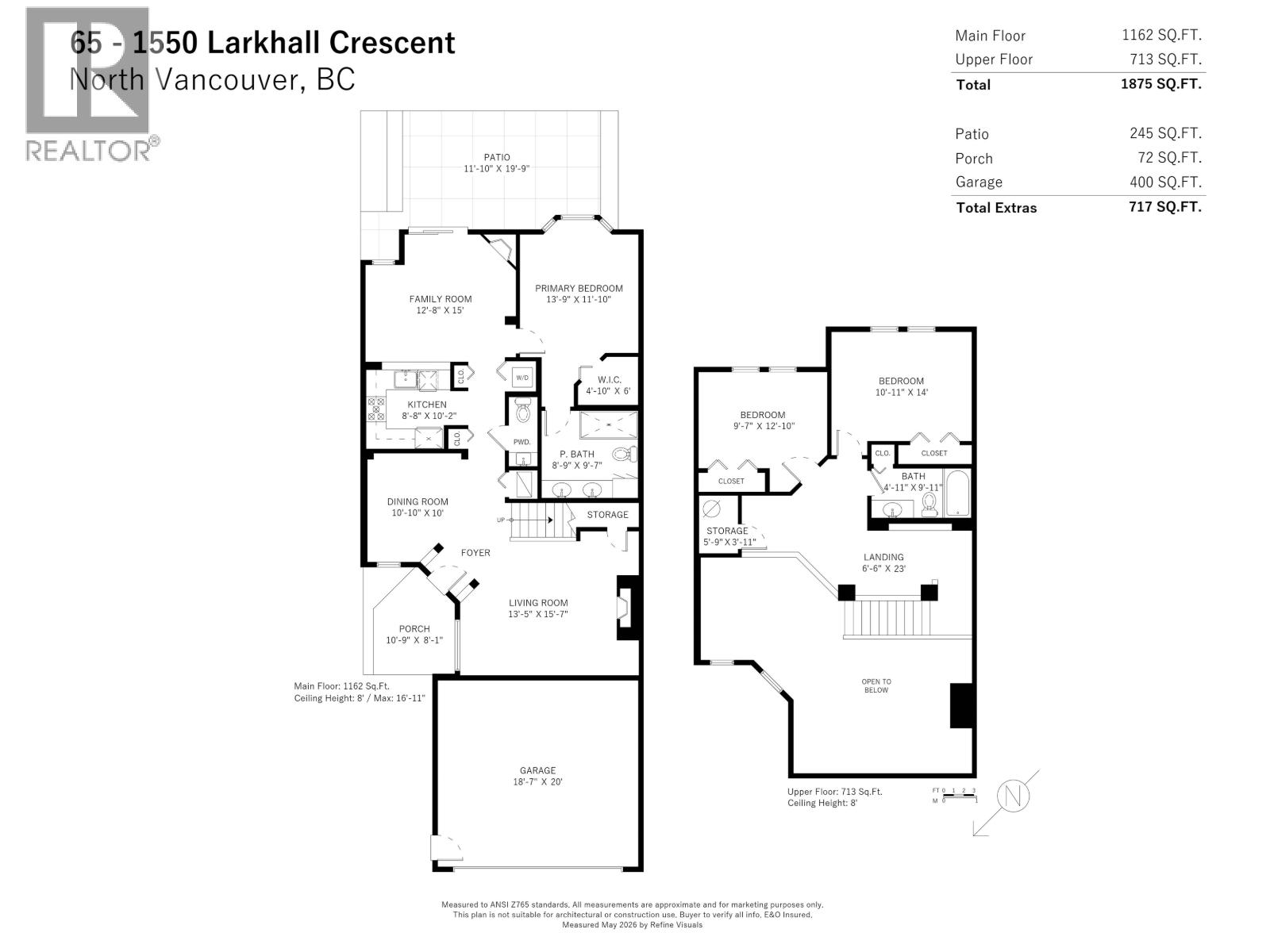 65 1550 LARKHALL CRESCENT, North Vancouver