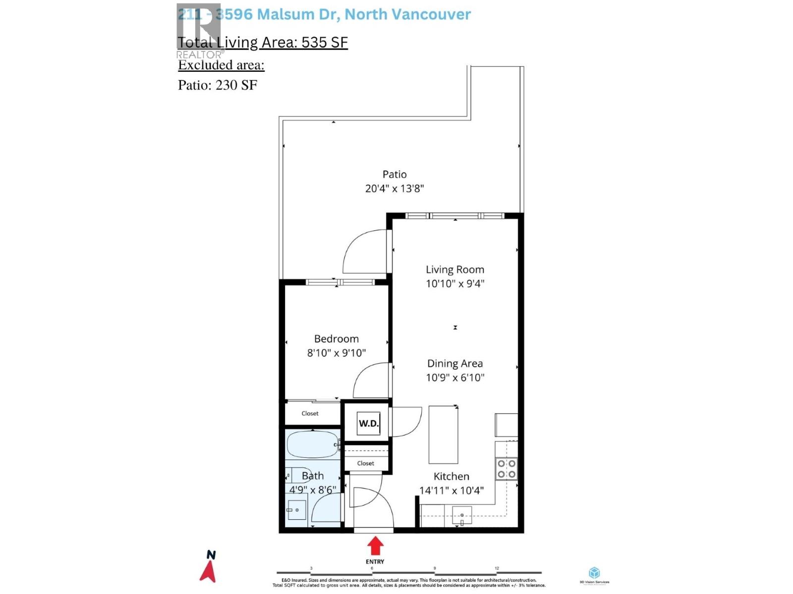 211 3596 MALSUM DRIVE, North Vancouver