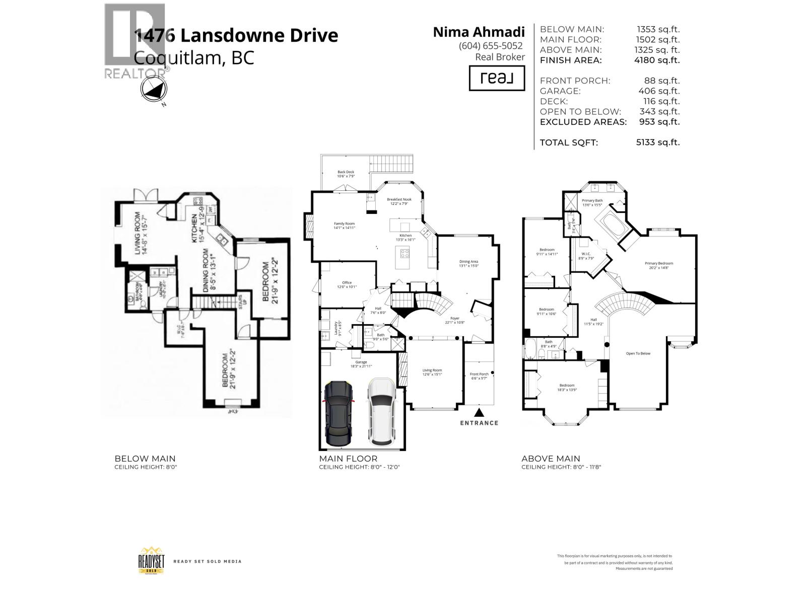 1476 LANSDOWNE DRIVE DRIVE, Coquitlam